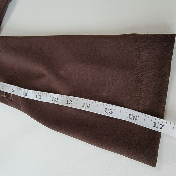 Euc Express Brown Polyester Coat Dress Size 5/6 - Picture 6 of 9